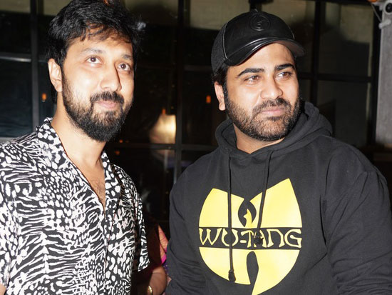 Sharwanand and Director Bobby at an Event in Hyderabad